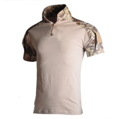 Mens Army Tactical Combat T-Shirts Military Short Sleeve Casual Shirt Camouflage