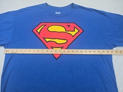 Superman Logo Blue Tee, DC Comics Size 2XLT SOFT T-SHIRT / SHIRT