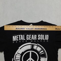 Metal Gear Solid Peace Walker Shirt Mens Medium Black Graphic Video Game Tee