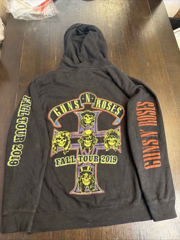 2019 Guns And Roses Hoodie fall Tour Good Condition Size M