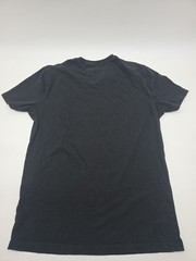 Express Jersey T-Shirt Men Small V-Neck Black Solid.#41392