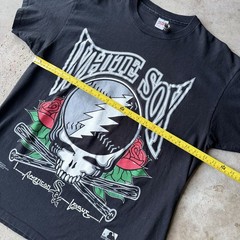 vintage grateful dead chicago white sox band graphic t-shirt anvil xl