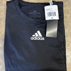 Adidas Creator Long Sleeve Tee Black EK0123 Men’s Size Medium NWT