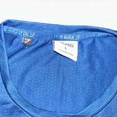 Gymshark Shirt Vented Stretch Large Teal Athletic Gym Training Running Casual