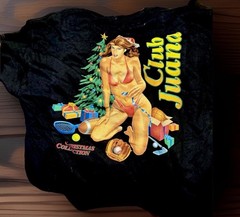 1963-2026 T-Shirt Club Juana Christmas Casselberry FL Black XL