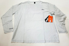 Habit Crooked Elm Graphic Tee Shirt Mens XL Gray USA FLAG Long Sleeve NWT