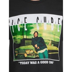 ICE CUBE Men’s Black Graphic Print Short Sleeve Crewneck T-Shirts Tee: S-2XL