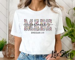 made for more ephesians floral comfort tee