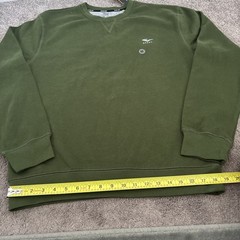 Everlast Cotton Crew Neck Sweatshirt Sweater Green Pullover Men’s Size Large M