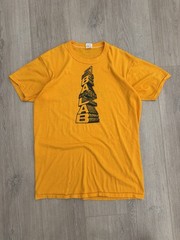 vintage 70s BALAB Russell Athletic Tee L USA Single Stitch Text Tower Shirt True