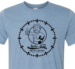 FallOut – Nuka Cola Boy – B&W – Vault Tec – Vault Boy – Soft – Fast Shipping