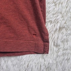 Left Coast Tee Shirt Heather Red Mens XL Casual Classic