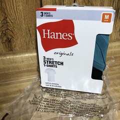 3 Pack Hanes Men’s Stretch T-Shirts Cool And Breathable Size Medium New