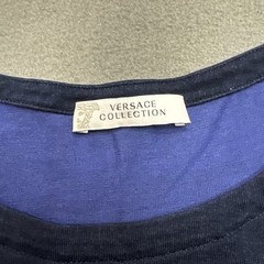 Versace Collection Long Sleeve Crew Neck Mens XL Zipper Accent Shoulder & Side