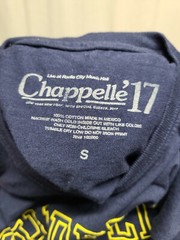 2017 Dave Chappelle Radio City Music Hall NYC Adult Small Blue TShirt