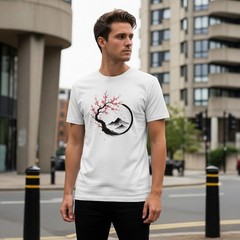 Cherry Blossom Branch Men’s T-shirt