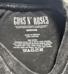Guns N’ Roses Acid Wash SS Mens T Shirt Sz M 1985 Rock FREE SHIPPING A113