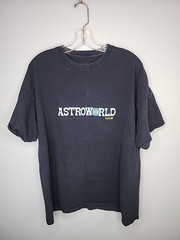 Travis Scott Astroworld Merch Wish You Were Here Head Tour Dates Tee Shirt Large
