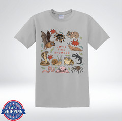 Love the Unloved Cute Creepy Critters Animal Lover Graphic T-Shirt
