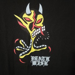 Deathwish “Seven Trumpets” T-Shirt Size M – Black Skater Tee
