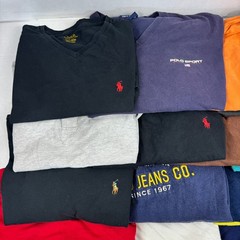 Wholesale Lot of 25 Ralph Lauren Men’s T-Shirts (Assorted Sizes)