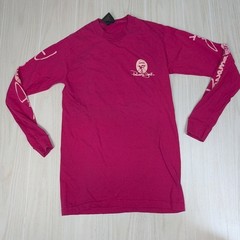 Panama Jack Vintage Long Sleeve T-Shirt M READ SPOTS Pink Sun Tan Products USA