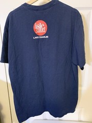 Isle of Capri Mens Sz 2XL Casino Lake Charles Blue Red T-Shirt Jackpot Winner