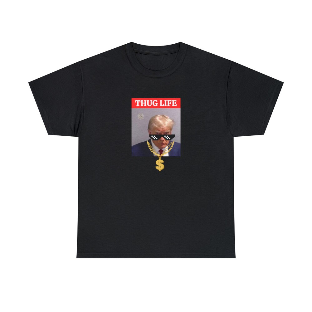 Hilarious Trump Mugshot T-Shirt – 2024 Election Edition Unisex Heavy Cotton Tee