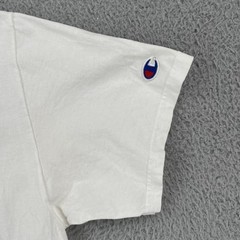 VTG Champion 90s Adult Large White Short Sleeve T Shirt Made In USA GO STANDFORD