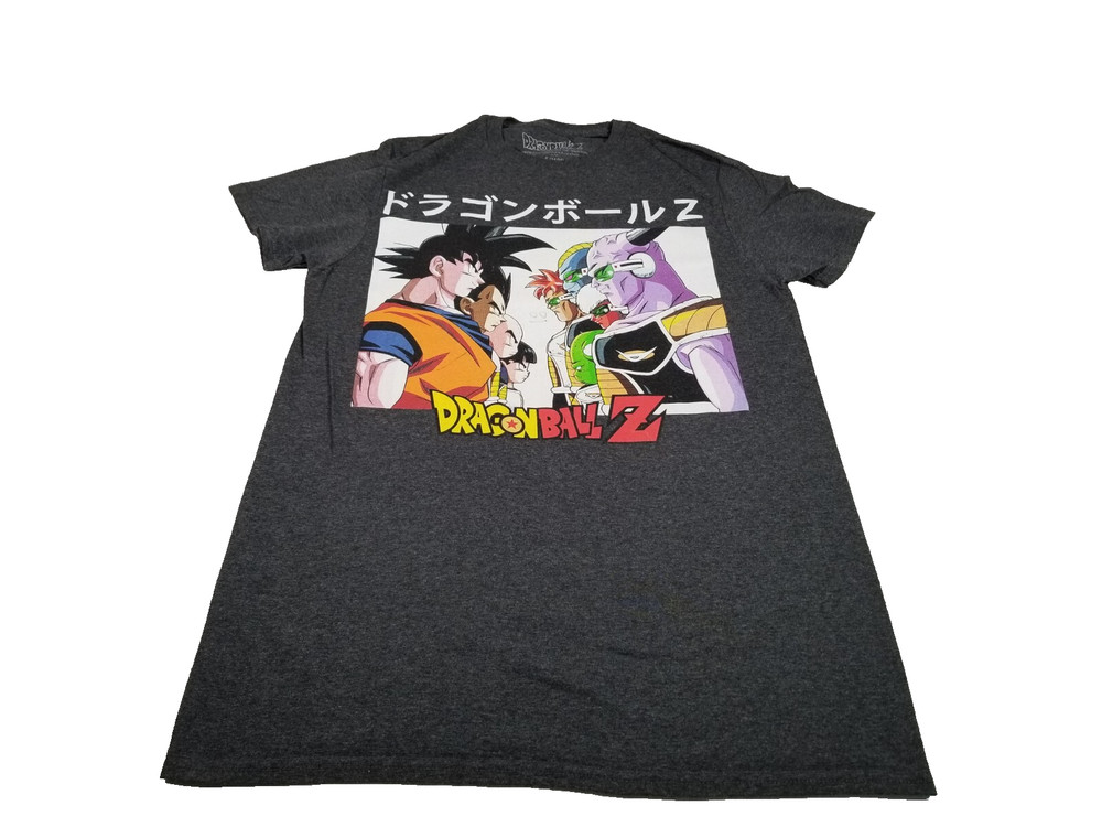 Goku Shirt Mens Small Gray Dragon Ball Z Manga Anime