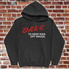 DARE Hoodie | retro D.A.R.E. hooded sweatshirt | 90s vintage style FREE SHIPPING