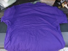 2XL Gildan T-Shirt Tee Short Sleeve Heavy Cotton Solid Blank, Purple