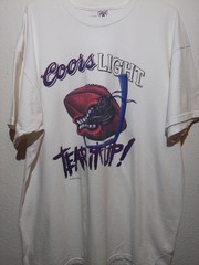 Vintage Coors Light T-Shirt XL Delta Tag TEAR IT UP! 1997 GUC SEE DESCRIPTION