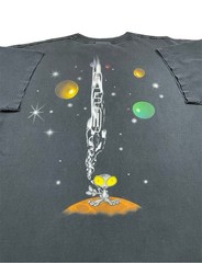 Vintage 90s CWB Wakeboards Double Sided Alien Outer Space Promo T-Shirt (XL)