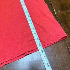 VTG Anvil T-Shirt Mens Small Red Positive Raditude Graphic Tri-Blend Paper Thin