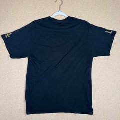 LAFC x LA Dodgers T-Shirt Adult Medium Black Gold Port & Company Core Blend