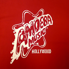 Amoeba Music T-shirt Red XL Hollywood Record Store