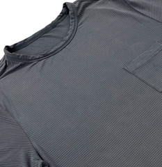 Vuori Feather Pocket Tee Men’s Large Gray Stretch Activewear Stretch