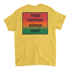 Personalized Custom T-Shirt Customized w/Photo, Text, Logo DTF on Gildan shirt