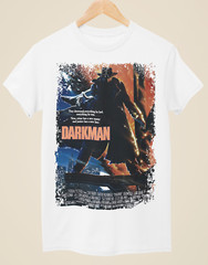 Darkman – Movie Poster Inspired Unisex White T-Shirt