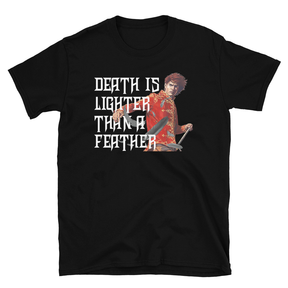 Wheel of Time, Rand Al’Thor, Death Feather, Printed T-Shirt