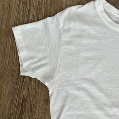 VTG 60s Hanes Reinforced Collar Loopwheel True Vintage Blank T-Shirt RARE Medium
