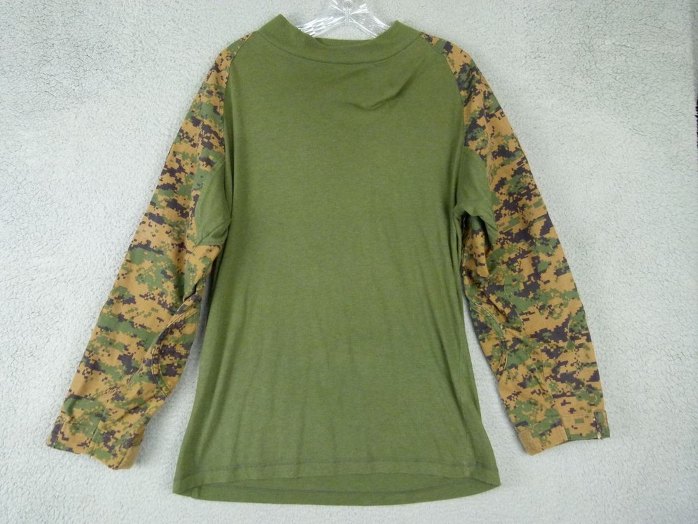 Rothco Mens Small Green Camo Tactical Long Sleeve T-Shirt