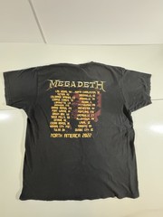 2022 Megadeth T-Shirt North America Mens XL Black Vic Rattlehead Tour Tee