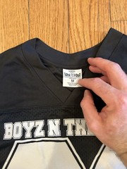 Boyz N The Hood Jersey Mens Medium M Black Hybrid Football Mesh Doughboy 91