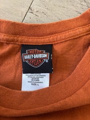 Harley-Davidson Racing Flat Track Graphic T-Shirt Orange
