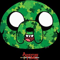 Men’s Adventure Time Shamrock Jake T-Shirt