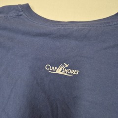 Gulf Shores T Shirt – Small Town, Big Beach Size Large Blue