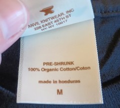 No Black No White Just Friends T-Shirt Mens M 100% Organic Cotton Friends Brand