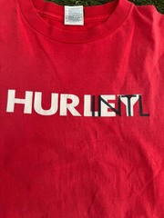 Hurly Intl International Y2K Surf Skate Mens Vintage T Shirt Red Medium